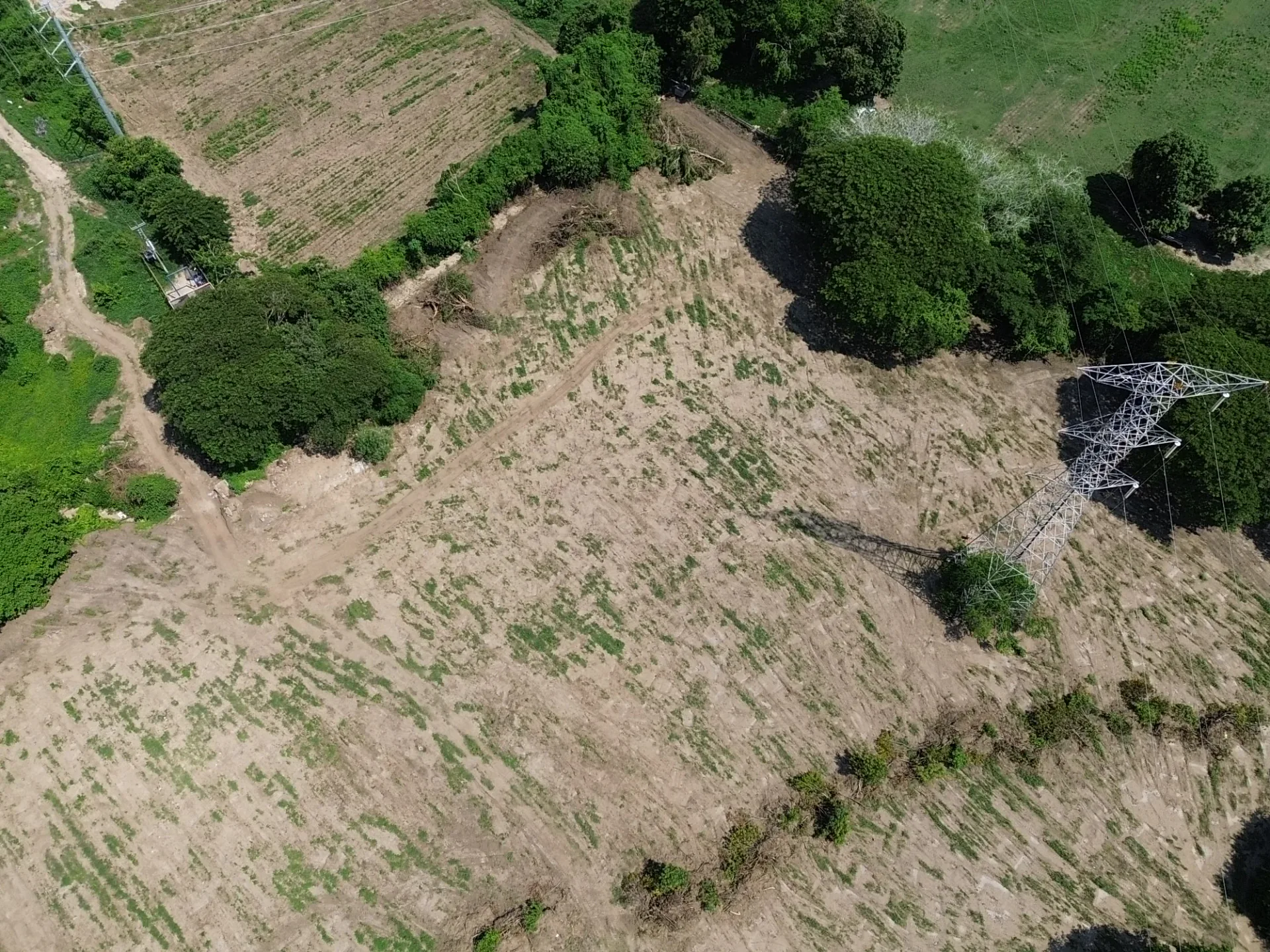 Terreno de Calandrias visto desde el aire